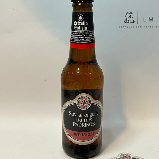 Estrella Galicia 25cl etiqueta personalizada🍺