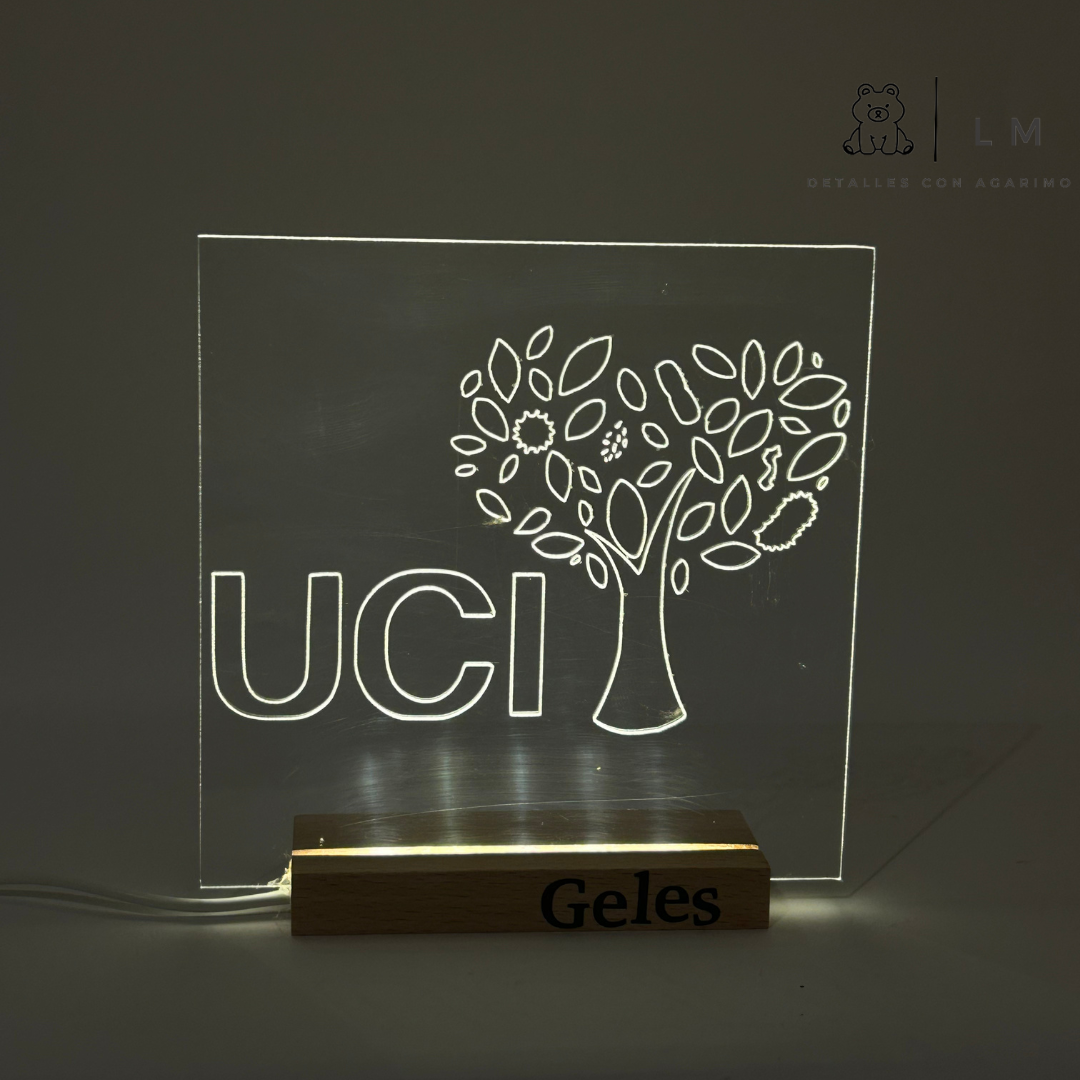 Lámpara LED de luz blanca personalizada💡