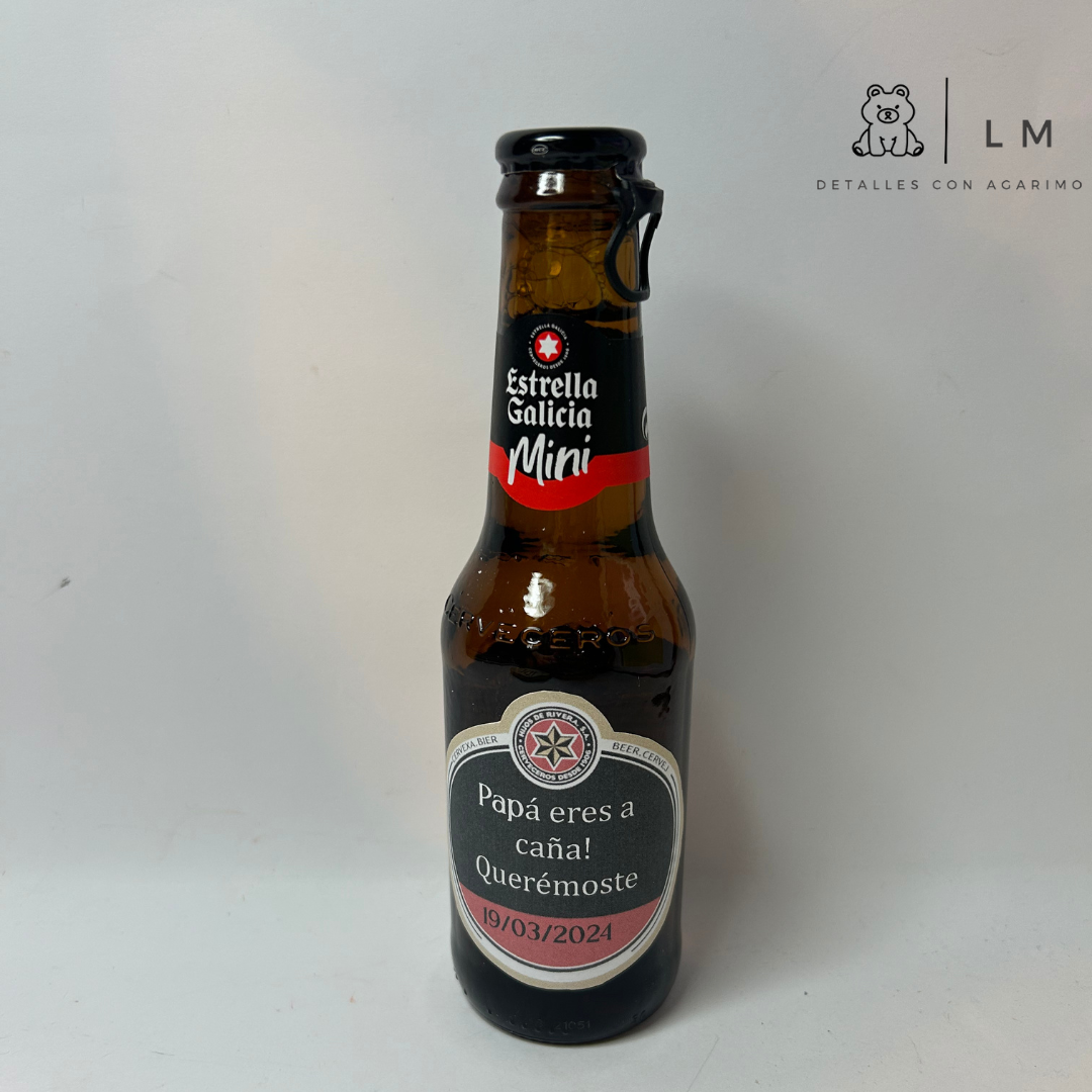 Estrella Galicia 20cl etiqueta personalizada🍺